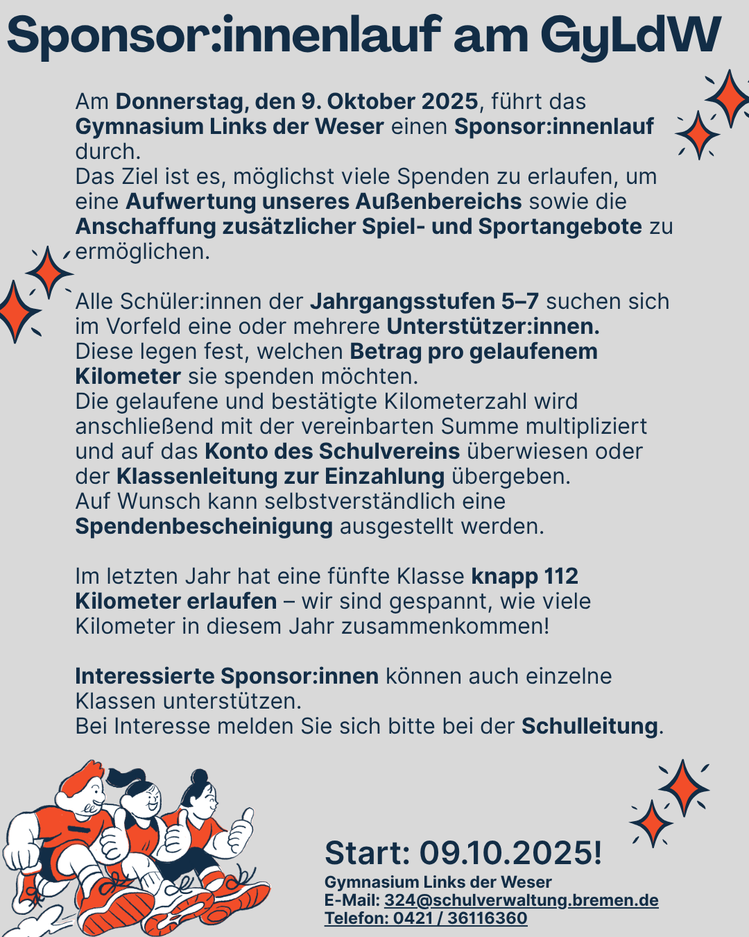 Sponsor:innenlauf  am GyLdW – 09.10.2025